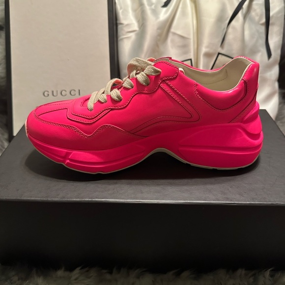 Gucci Rhyton Sneakers Size EU 37 - Picture 4 of 6